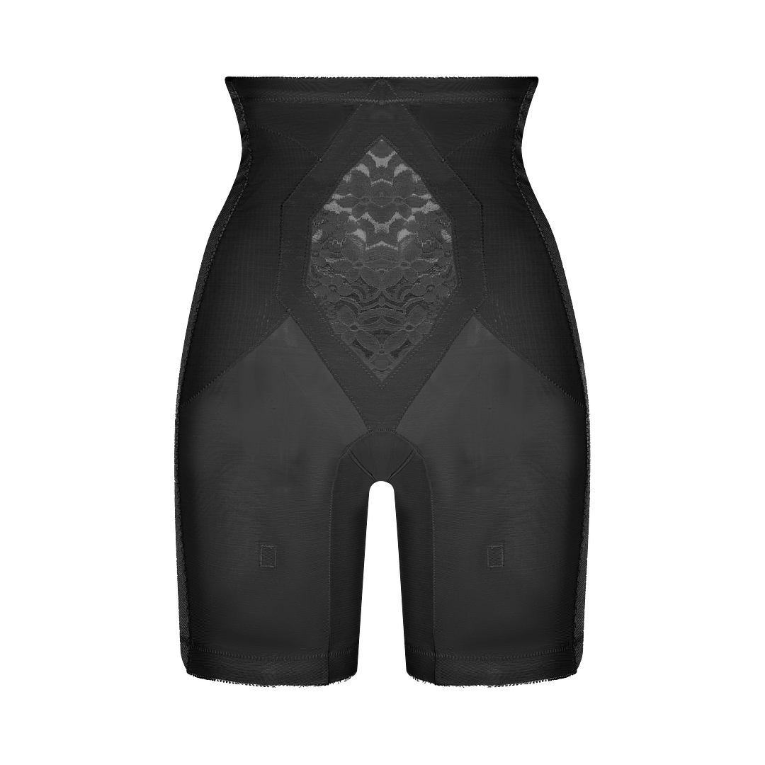Black-waistline shaping shorts girdle