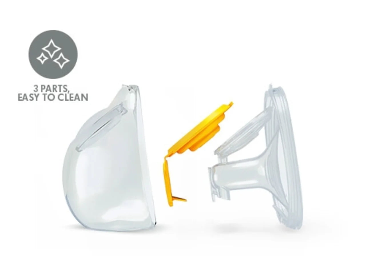 Medela-Hands-free collection cups-3-parts