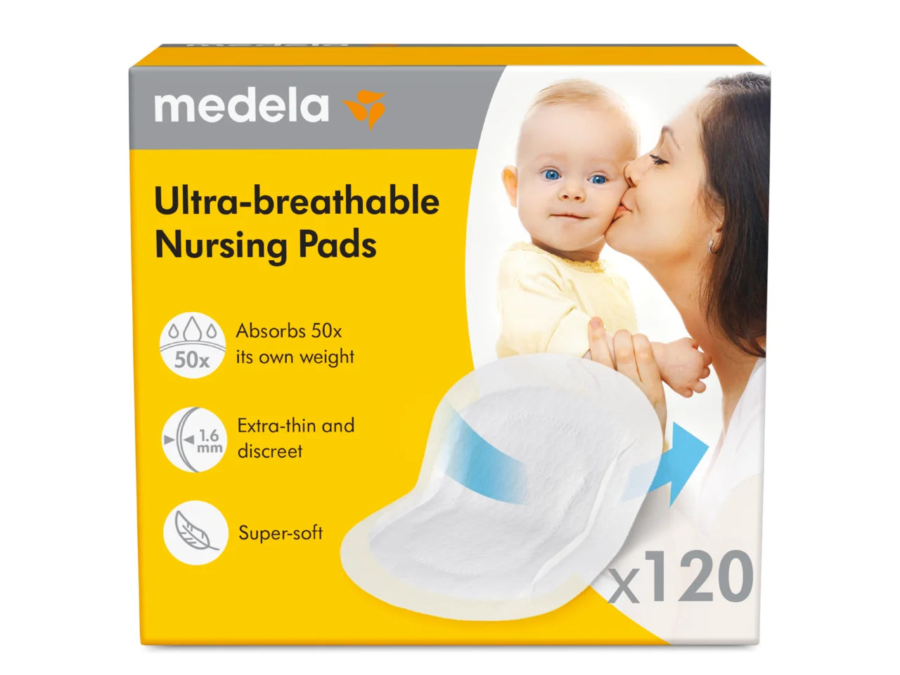 Ultra-Breathable Nursing Pads-Medela