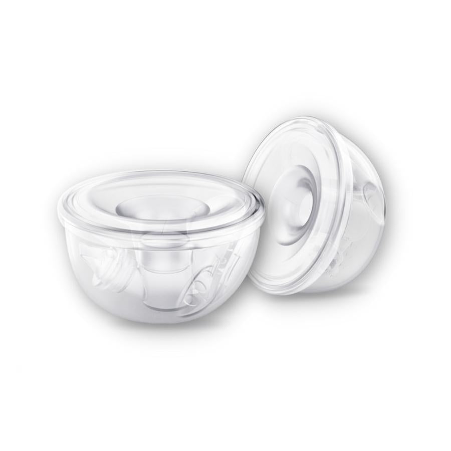 Zomee Hands Free Collection Cups, Silicone, 1 Kit