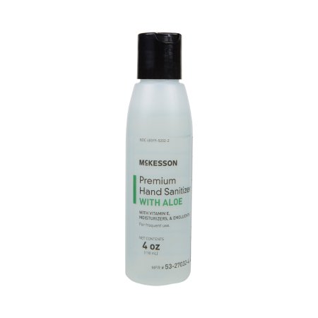 Hand Sanitizer with Aloe McKesson Premium 18 oz. Ethyl Alcohol Gel Pump Bottle