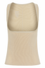 Beige1-powermesh underbust cami