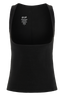 Black-powermesh underbust cami