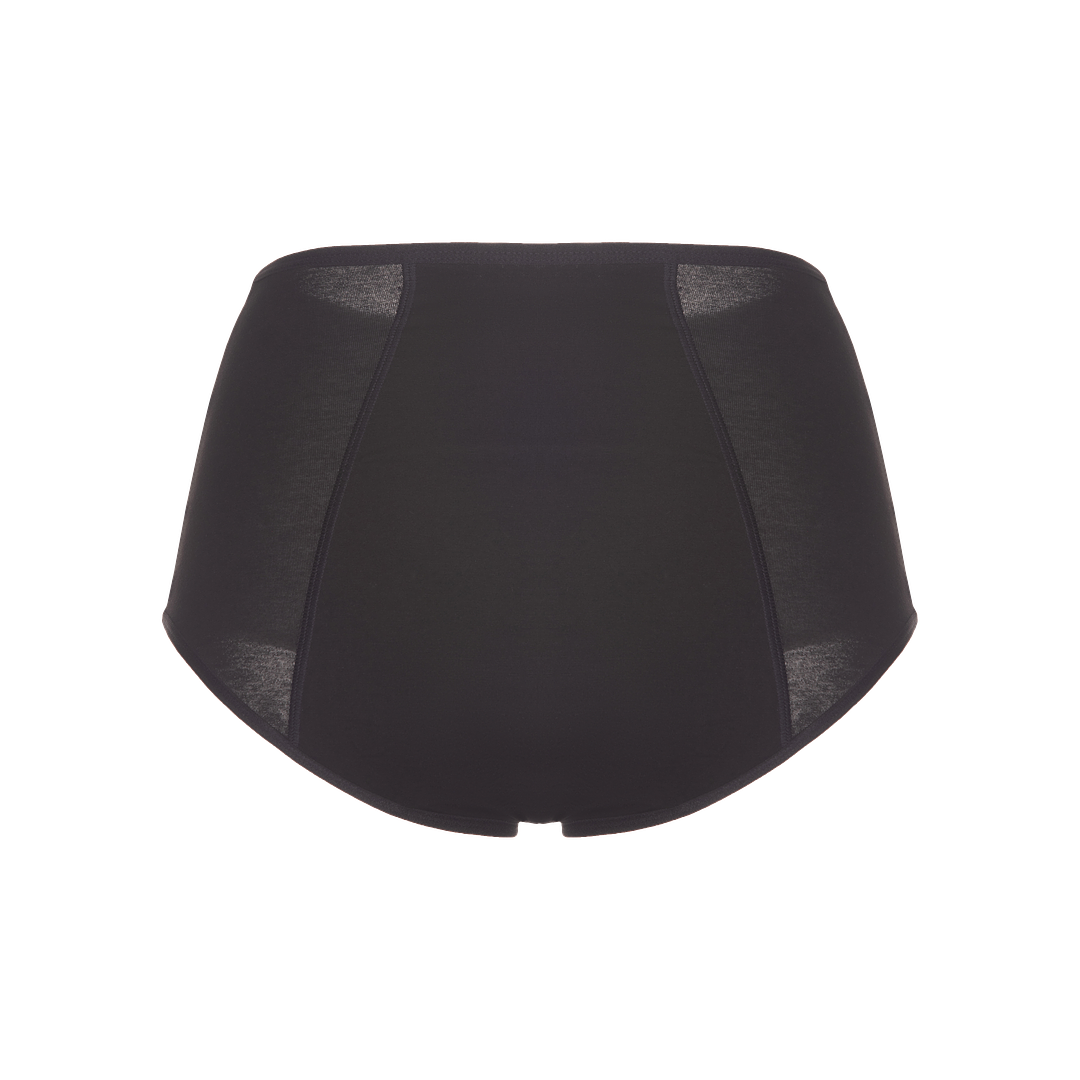 Black2-PERIDOT Leak Proof Briefs, Organic Cotton, 3 Pack