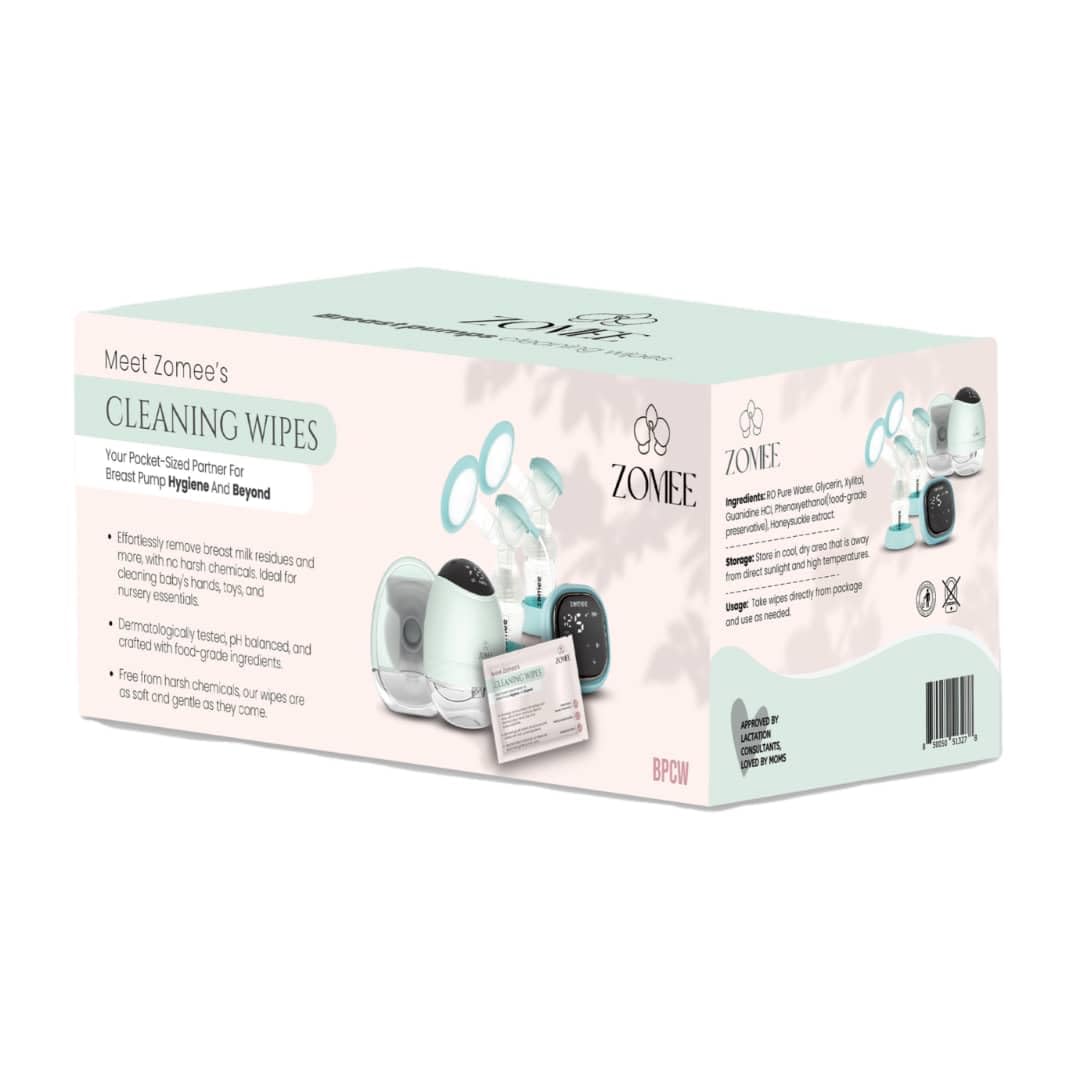 Zomee Zomee Breast Pump Cleaning Wipes (40ct)